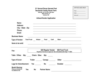 View Vendor Application